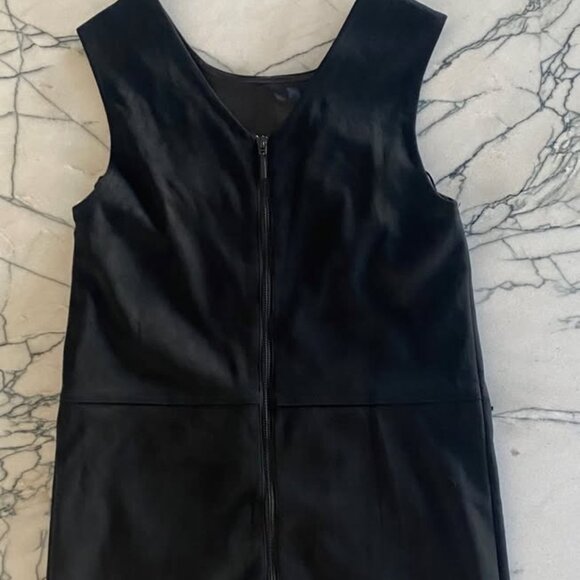 RACHEL Rachel Roy | Faux Suede Shift Dress - Size 0 - Picture 4 of 7